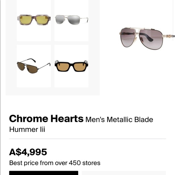 Chrome Hearts 2021 flagship model Blade Hummer III - Picture 12 of 13